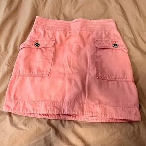 ANTHROPOLOGIE peach mini skirt
